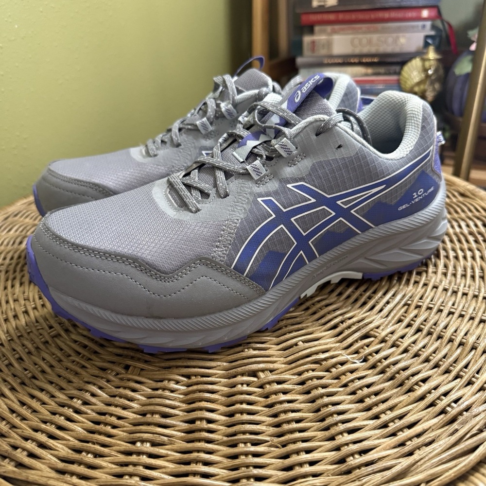 Size 10 - Asics Gel Venture 10 Wide Gravel Blue Violet Wide